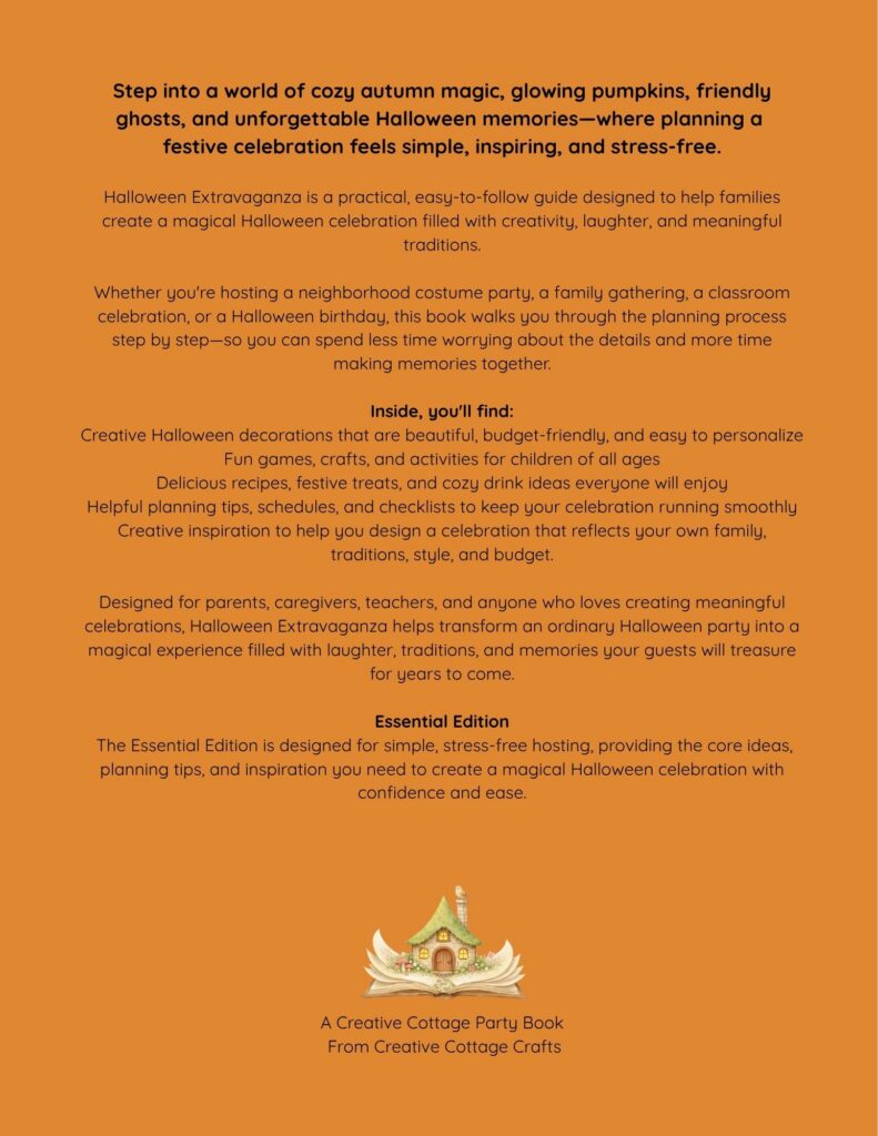 Halloween Extravaganza - Essential Back Cover