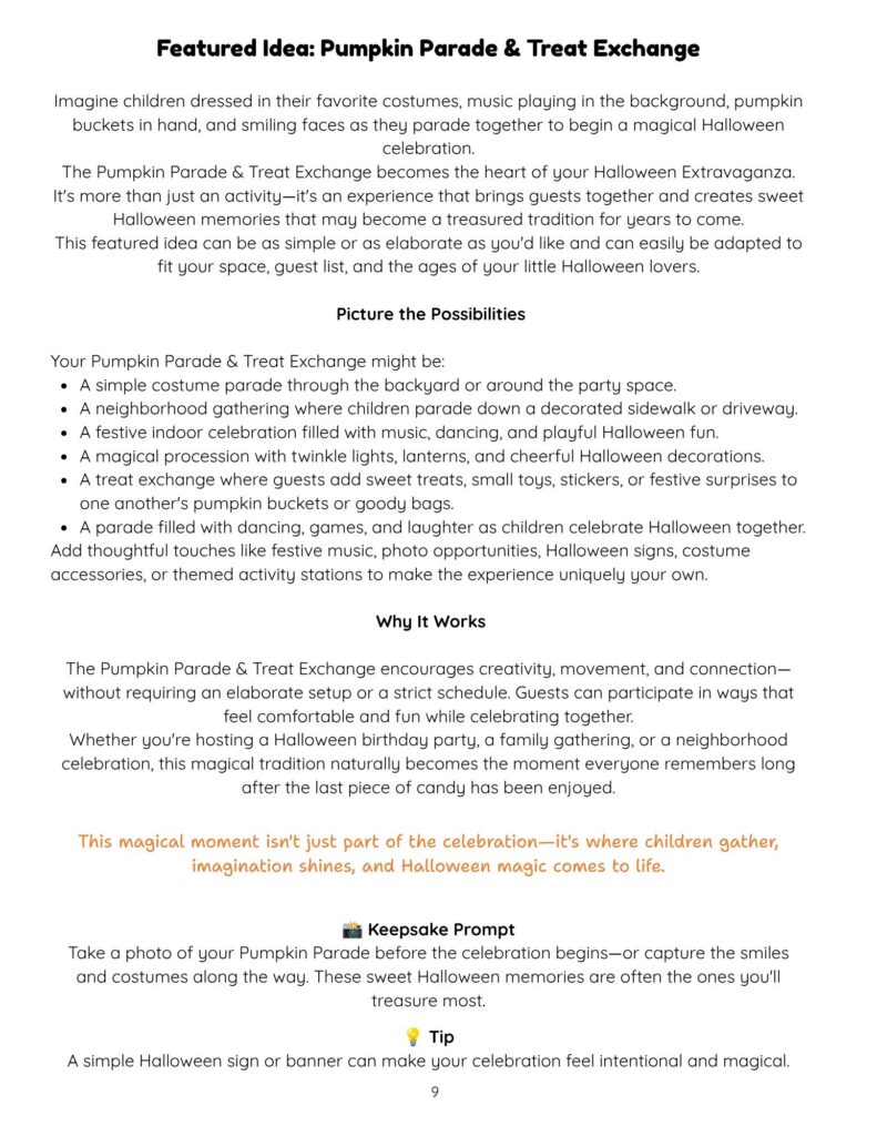 Halloween Extravaganza - Standard - Main feature